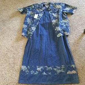 Jeans dress & jacket